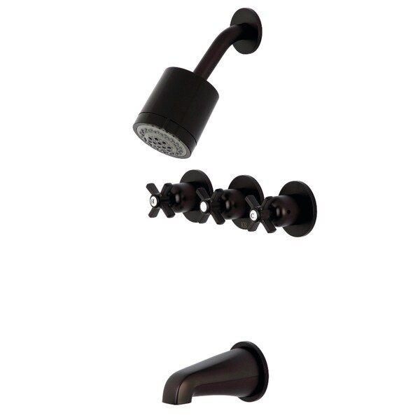 Tub and Shower Faucet, Oil Rubbed Bronze, Wall Mount
